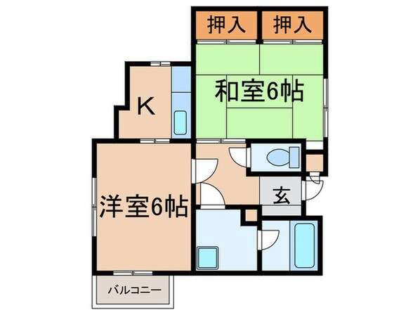 ラウムズ虹ヶ丘の物件間取画像